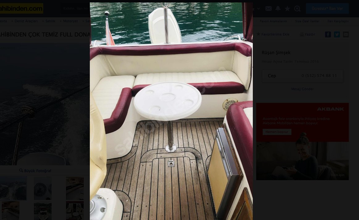 AYHAN SAFTER 630 Cabin Cruiser SAHİBİNDEN ÇOK TEMİZ FULL DONANIMLI TEKNE - Görsel 5